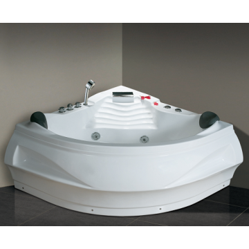 2 Personen Stand Alone Whirlpool Badewanne Weiß