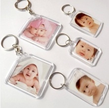 Acrylic Keychain/Acrylic Keyring/Blank Acrylic Keychain for Promotional Gift