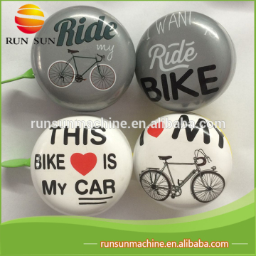 High Quality Color Novelty Steel Print 58mm Bicycles Bells