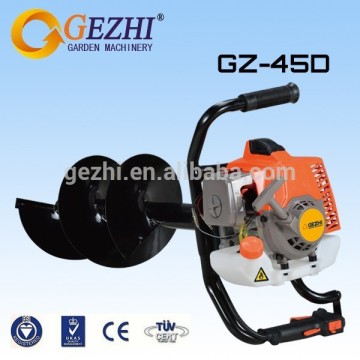 2 stroke earth auger portable 2.34hp gasoline ground drill professional farming equipments GZ-45D