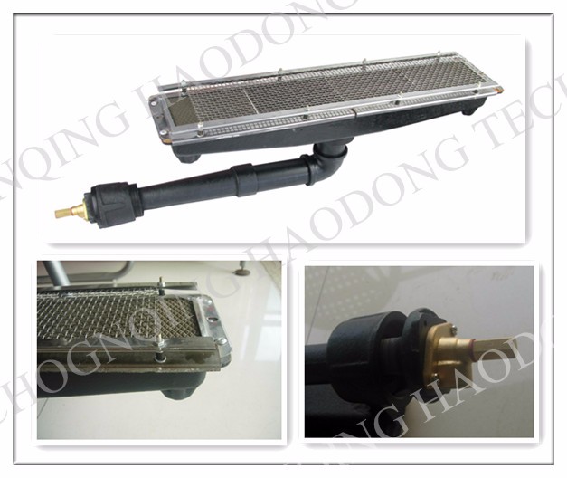 infrared gas oven burner for Tea drying tunnel