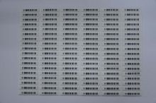 Anti Theft Printed Barcode Labels Flat Stickers With Resonator , Laminate