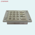 IP65 Stainless Steel Encryption Keypad Pin Pad Device