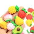 Großhandel Pfirsich Verschiedene Früchte geformte Flatback Harze Cabochon Küchentisch Kühlschrank Dekoration Spacer DIY Craft Decor