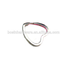 2015 Wholesale Split Ring Metal Top Sale Heart Shaped Split Ring Key Ring