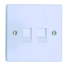 Two gang Tel Socket Rj11