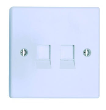 Two gang Tel Socket Rj11