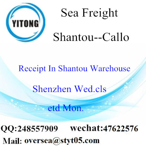 Shantou Port LCL Consolidatie naar Callao