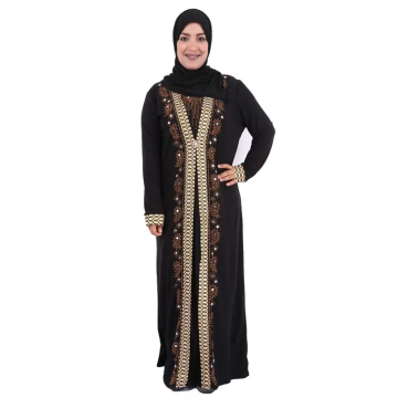 Wholesale Arabic Fashion: Beaded Robes, Kaftans, Muslim Women's Dresses, Rhinestone-Decorated Abayas
