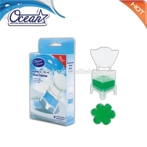 6ml /4pk ocean scent one time disposable toilet cleaner gel
