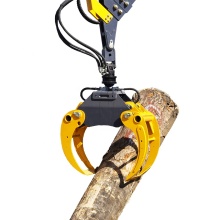 Hydraulic Rotator for Mini Excavators: Grab Timber and Logs Efficiently