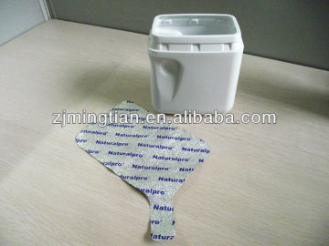 Induction aluminum foil seal liner easy peel off seal induction seal embossed induction lid