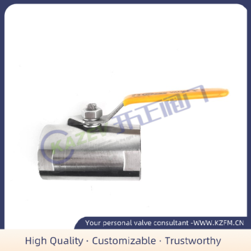 Wide threaded ball valve