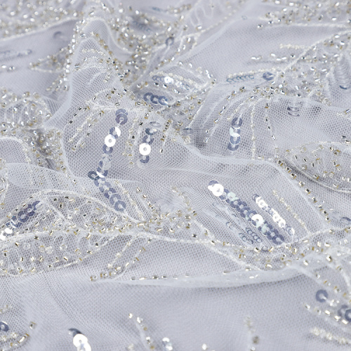 Fashion new design shiny crystal sequin dress fabric