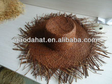 Wholesale raffia straw hats body/floopy hat body with wide brim