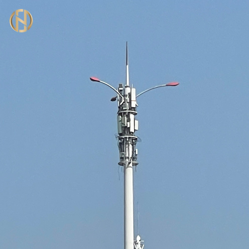 20 Meters Swing Down High Mast Lighting Poles