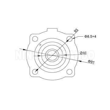 K2546 Diaphragme de l&#39;onde de choc pour collecteur de poussière Kit de réparation de membrane à jet à jet de jet RCAC25T4 RCAC25DD4 RCAC25FS4