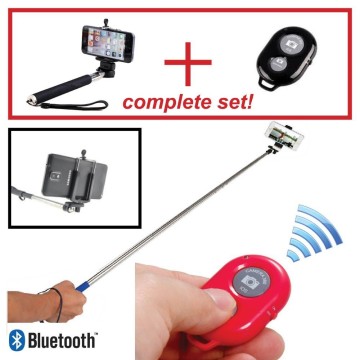 Extendable Handheld Wireless Monopod mobilephone selfie Monopod