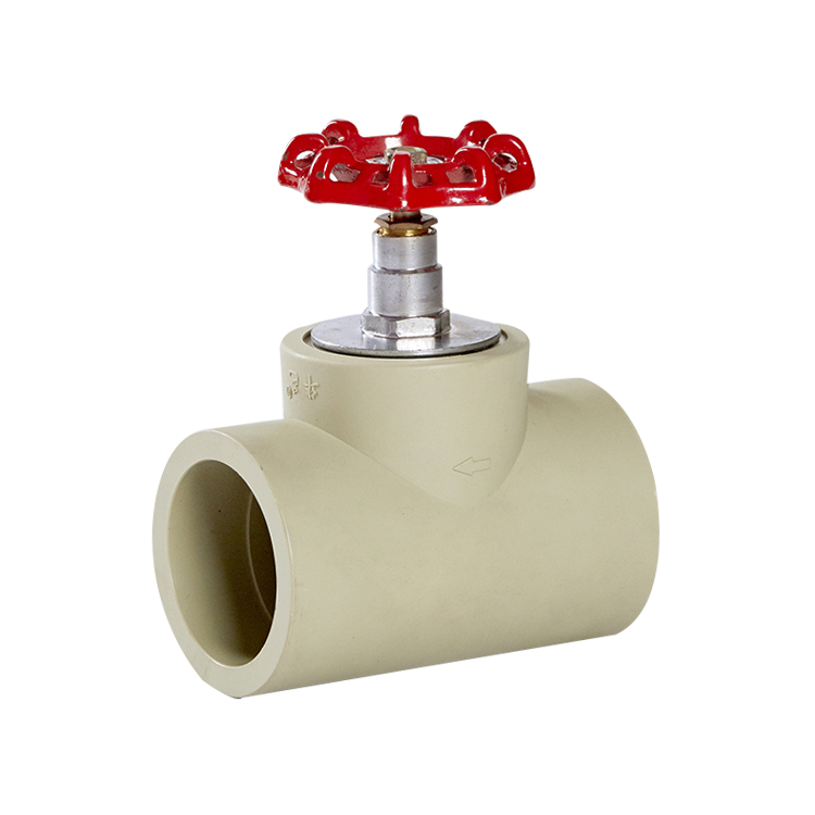 eco-friendly plastic pe water pipe fittings stop valve