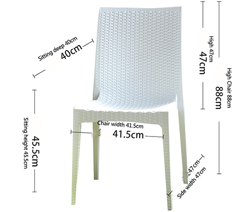 plastic dining chair