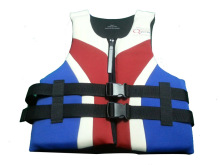Top quality nice design neoprene nylon float jacket surfing offshore work life vest