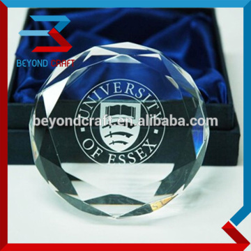 personalized paperweight glass crystal university souvenirs