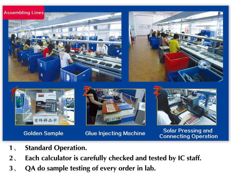 Shantou calculator factory office calculator with original ABS material for sale