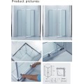 Shower Enclosure with Bi-Metal Quiet Pulley Wheel (A-CVC047-S)