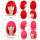 High Temperature Fiber Synthetic Bob Wig For Women