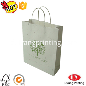 white kraft paper bag