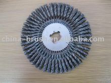 twisted knot circular brush/steel wire brush