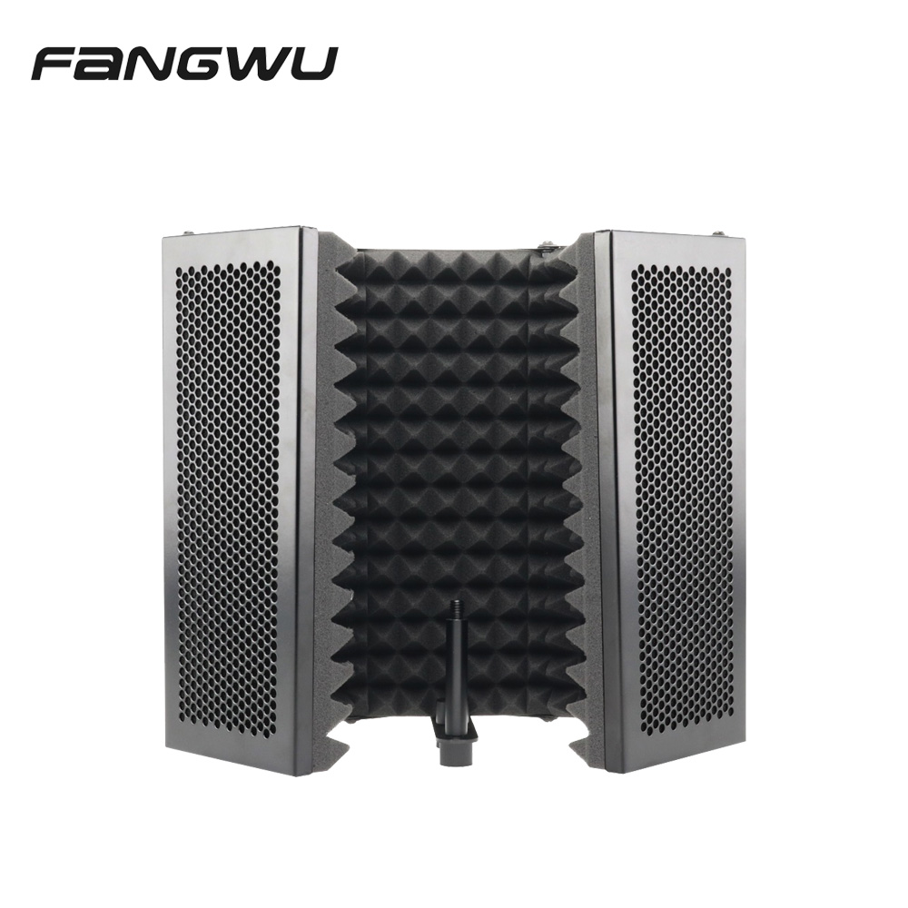 5 Doors Metal Large Size Acoustic Isolation Microphone Shield For Recording