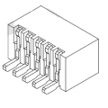 1.50mm Pitch 90 ° Gofret-SMT AW1502R-S-XP