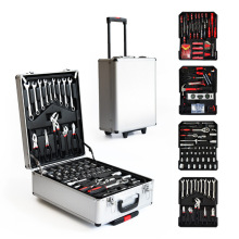 Professional 499pcs Carbon Steel Portable Suitcase Hardware Tool Box Set