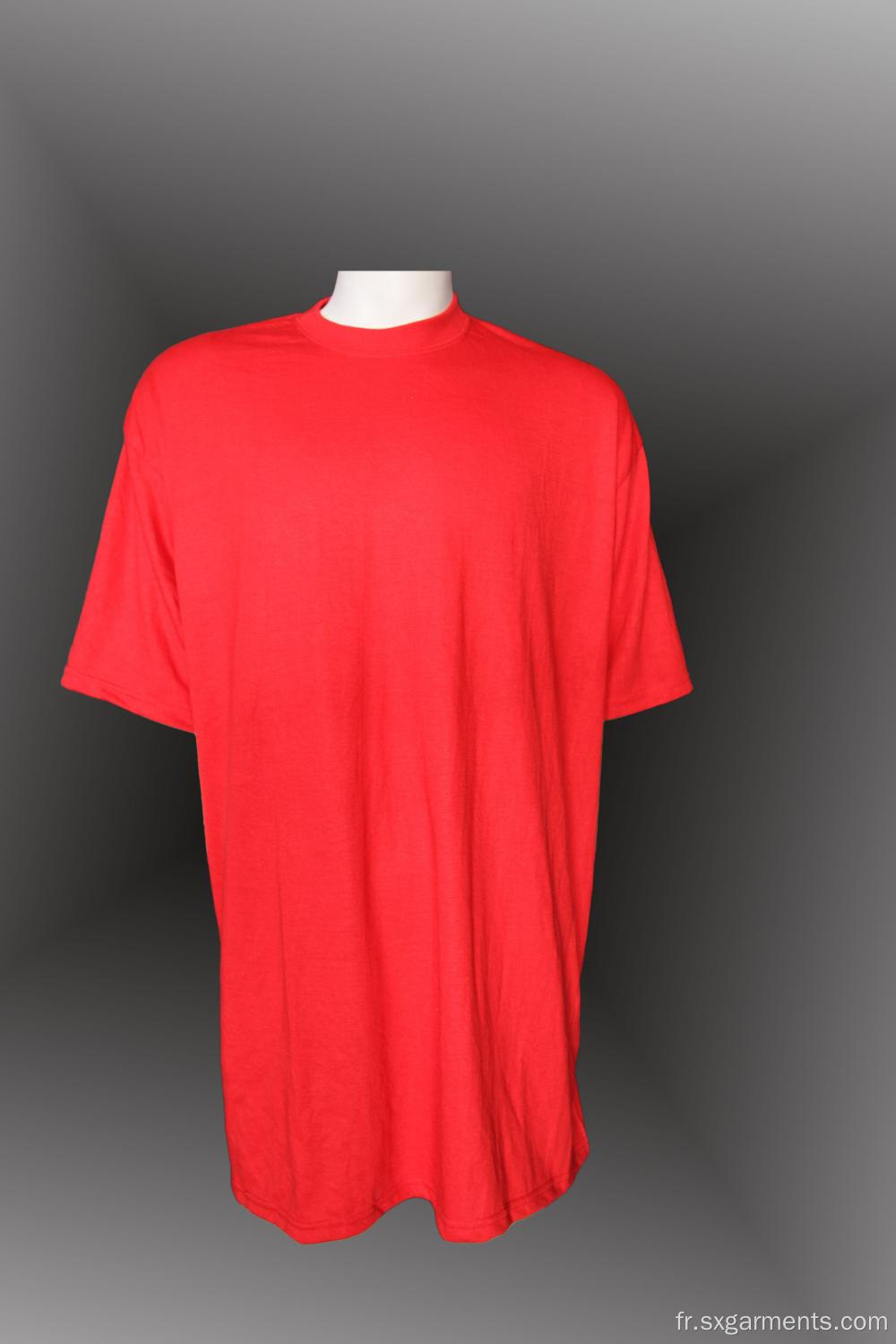 T-shirt à col rond 100% coton 160g pour les hommes