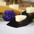 7 Holes Wooden Tea Light Candle Holders Stand