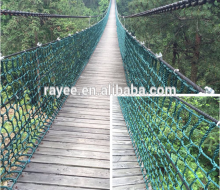 nylon 2" web webbing cargo net with plastic cargo hook, cargo net for sports