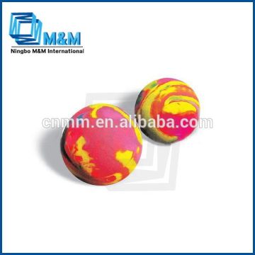 Colorful Super Bouncing Ball Rubber Coated Ball Bearing