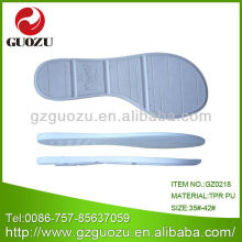 white tpr pu shoes sole 2016