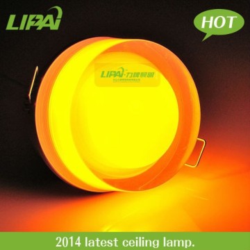 LED round ceiling light golden light acrylic led ceiling light 3W
