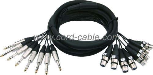 DMB série multi-canal stade serpent câble Jack stéréo fiche XLR F