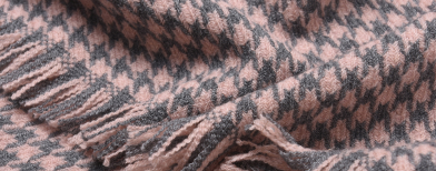 Jacquard cashmere scarf - 1