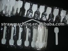 Yoghurt spoon packing machine