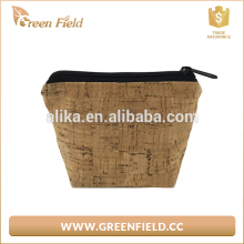 nature cork coin bag,2017 wholesale cork coin bag
