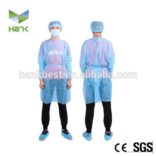 Disposable nonwoven medical protective coverall