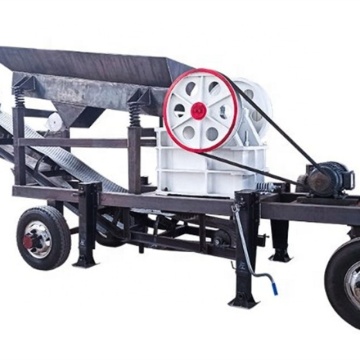 HuanSheng Concrete Crusher: 40-200TPH Movable Jaw Crusher Machine