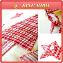 Cotton fabric handwork holiday pendant