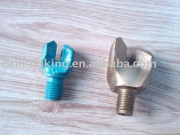 Twin wing coal drill bits