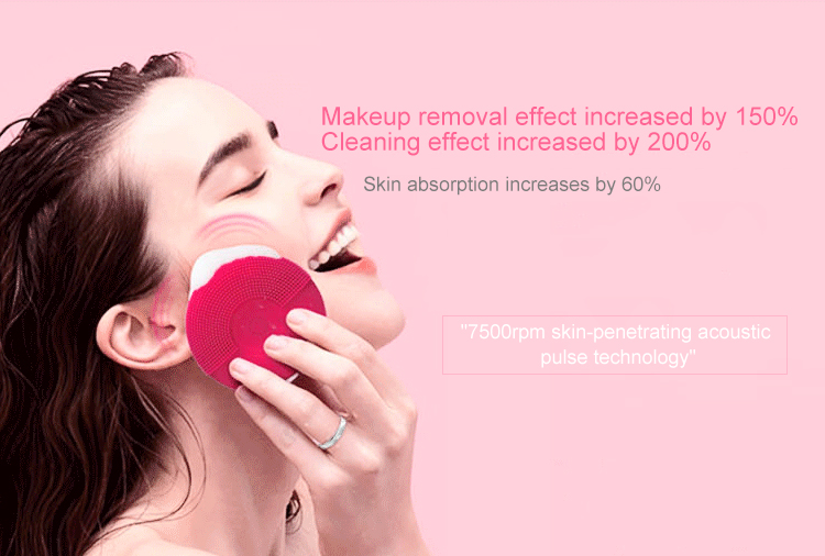Portable And Lightweight Facial Cleaning Brush Portable And Lightweight Facial Cleaning Brush