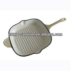 ridged frying pan